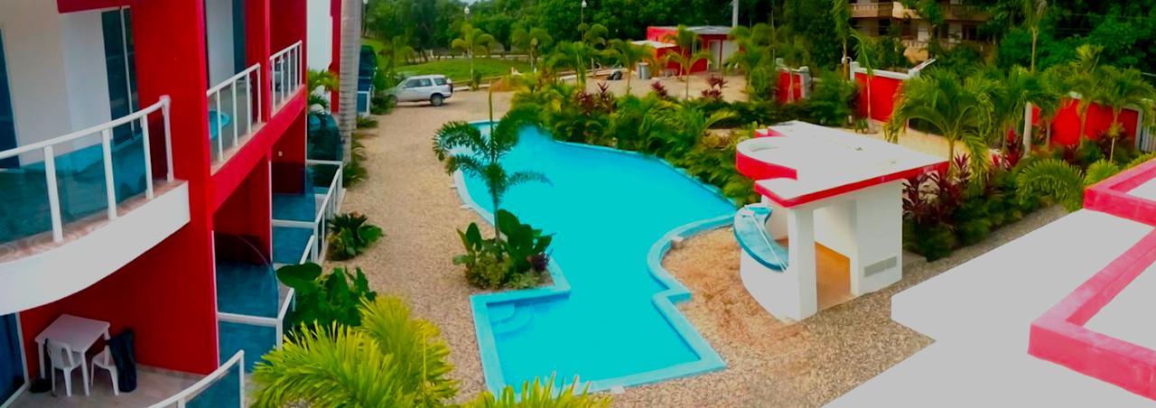 Agua Del Caribe Aparthotel Sosua Bagian luar foto